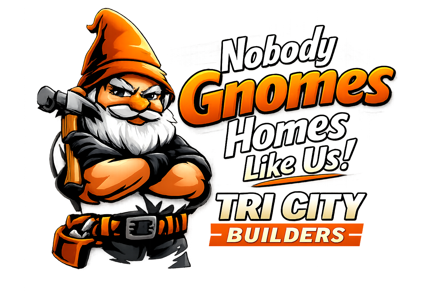 Tri City Builders gnome mascot
